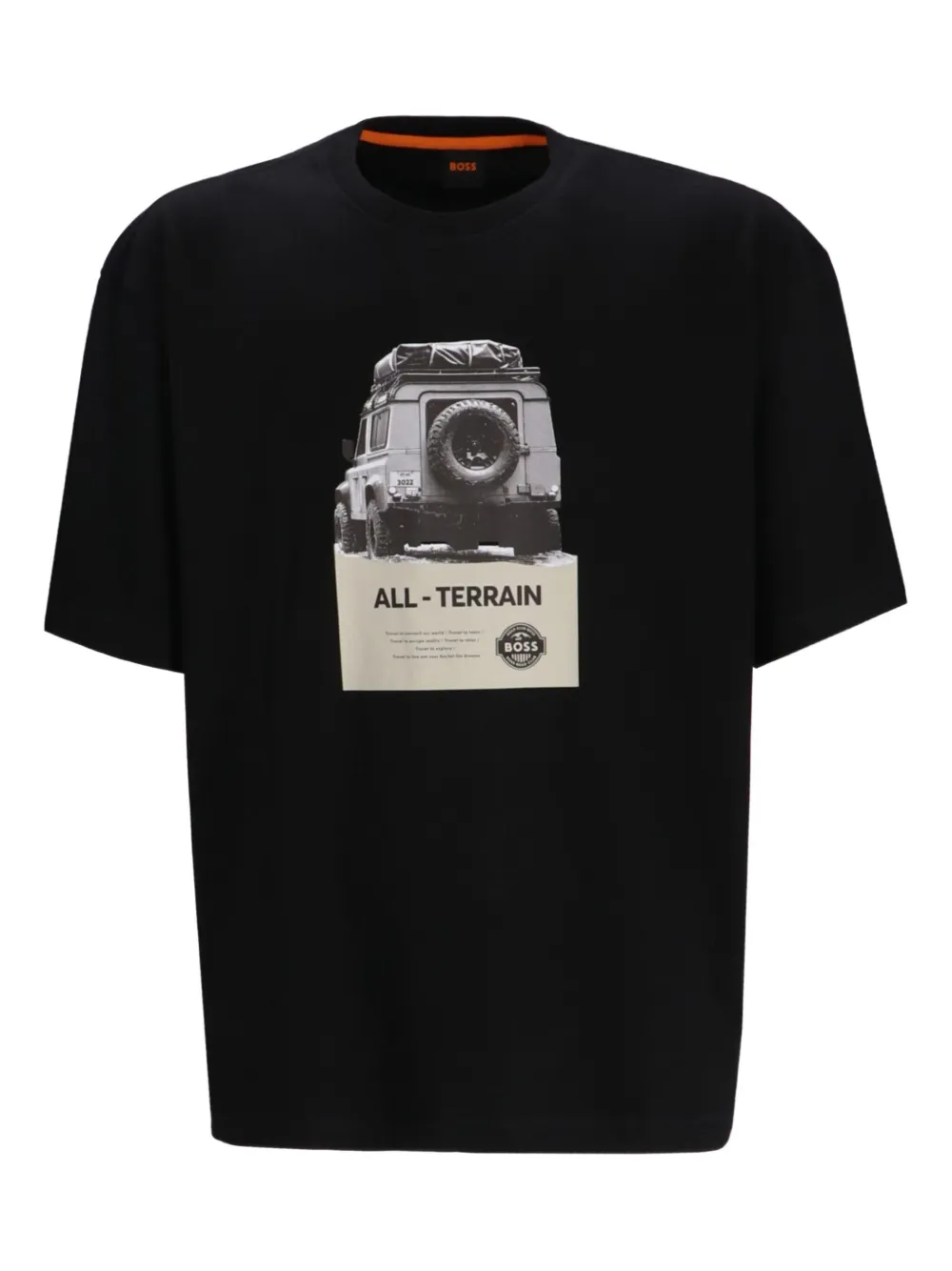 BOSS playera con vehículo estampado | negro | Image 1