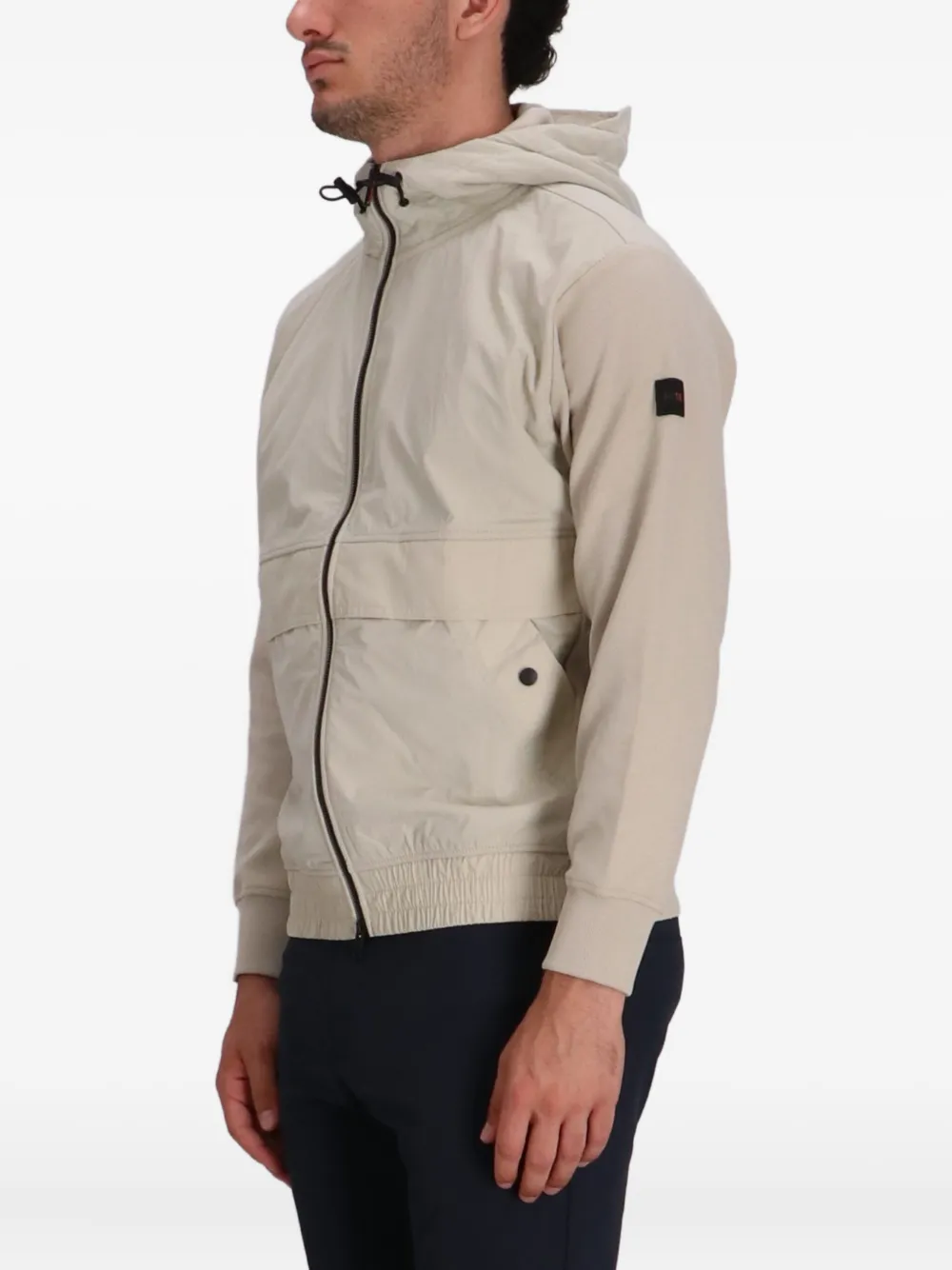 BOSS Jas met capuchon Beige