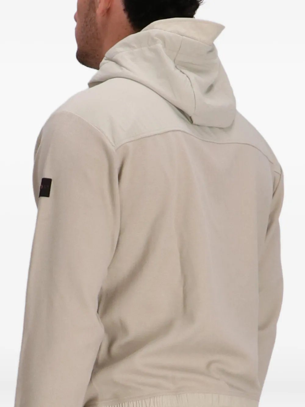 BOSS Jas met capuchon Beige