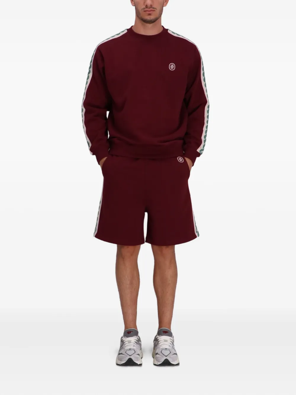 Drôle De Monsieur Sweater met tape detail - Rood