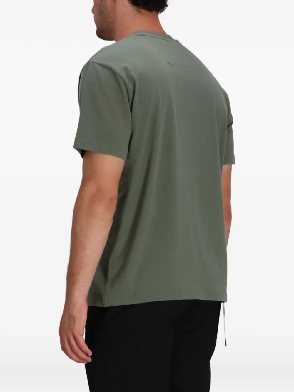 BOSS T-shirt met grafische print Groen