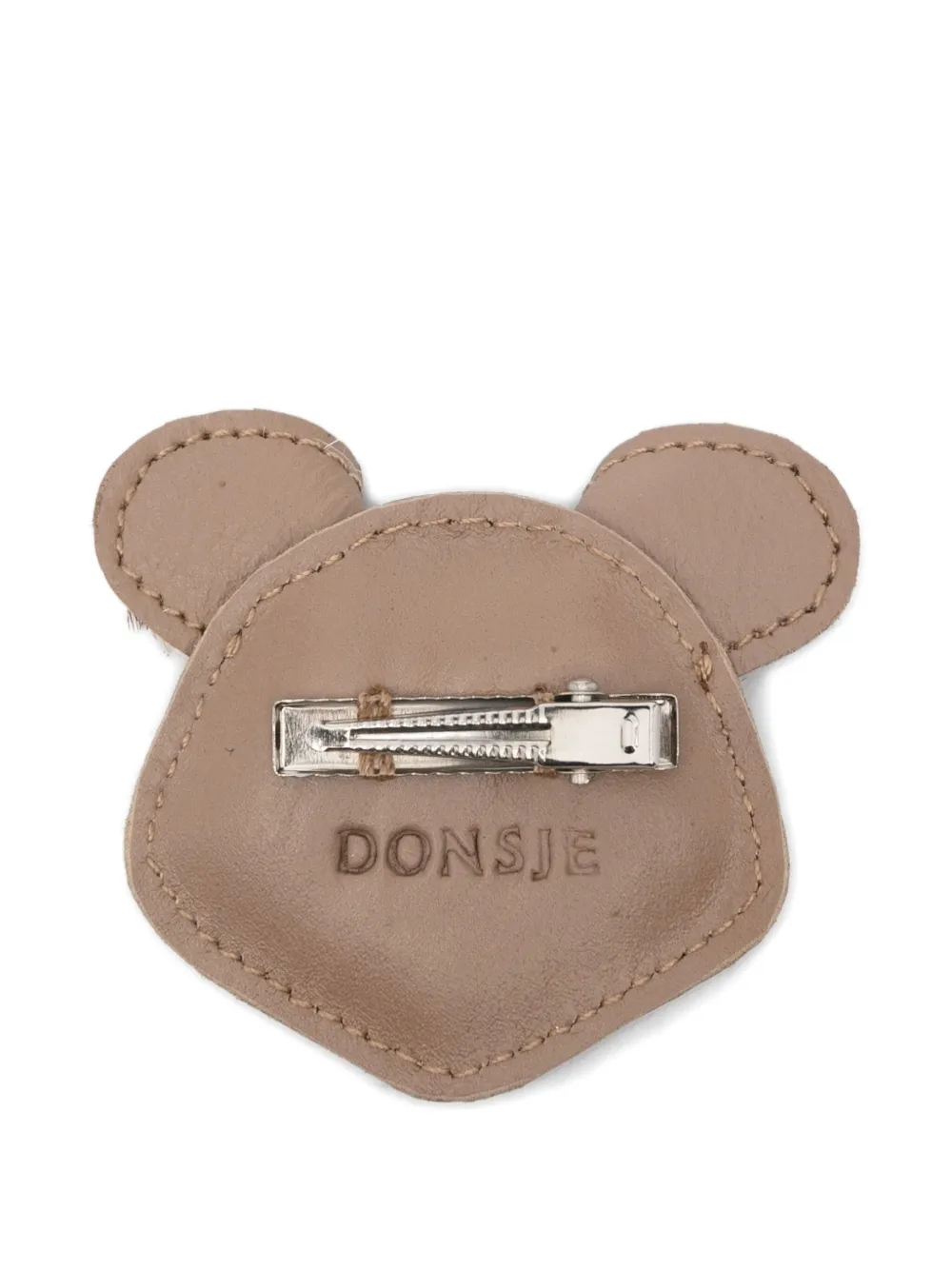 Donsje mouse-face leather hair clip | Hair Clips | Image 2