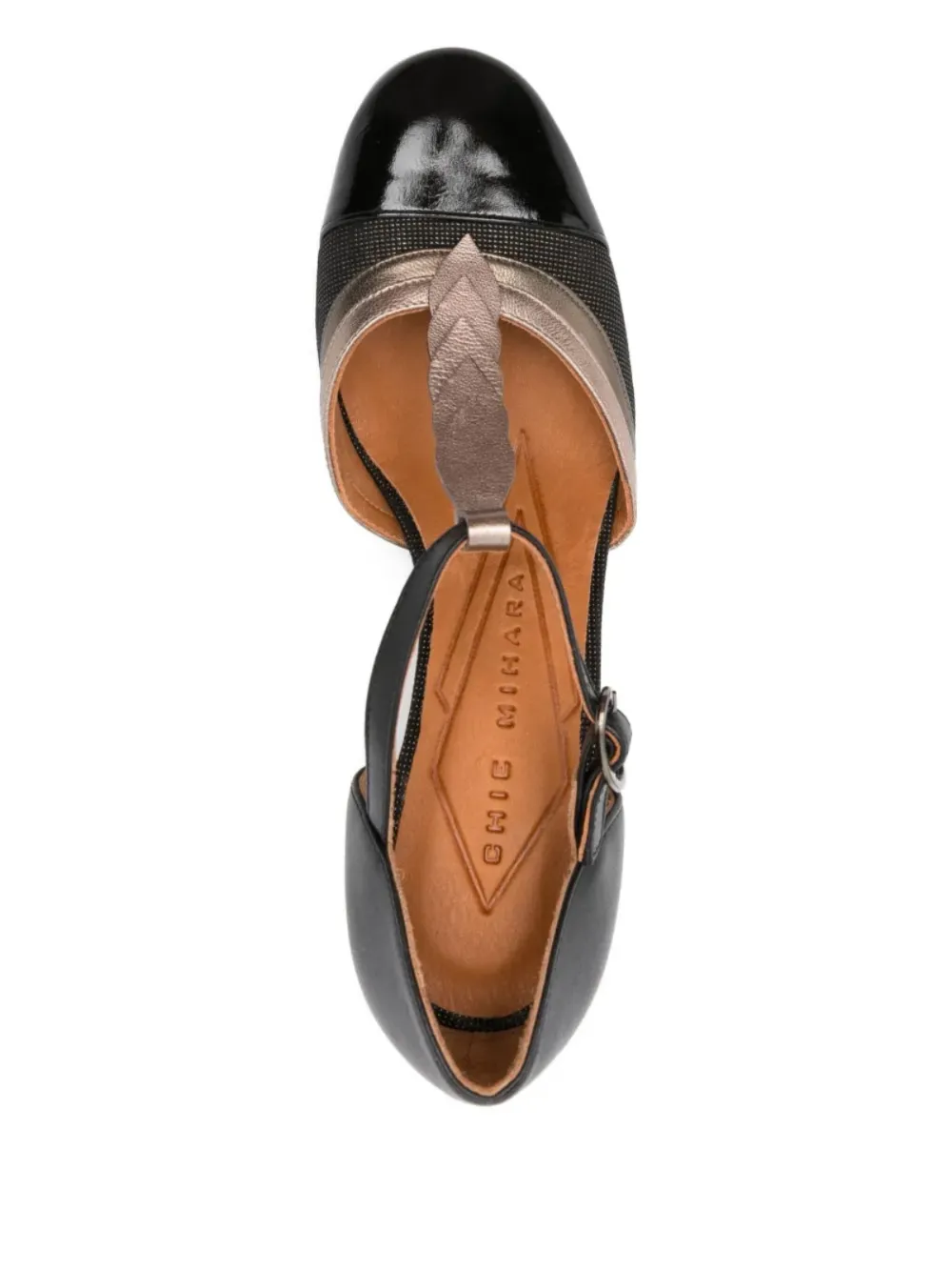 Chie Mihara 70mm T-bar Block-heel Pumps In Black