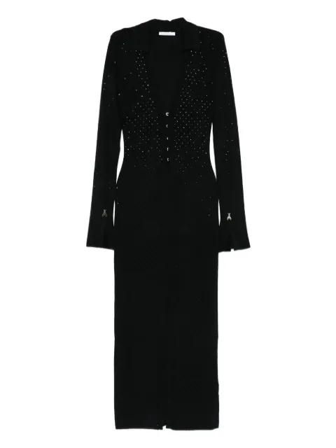Patrizia Pepe embellished button-front midi dress