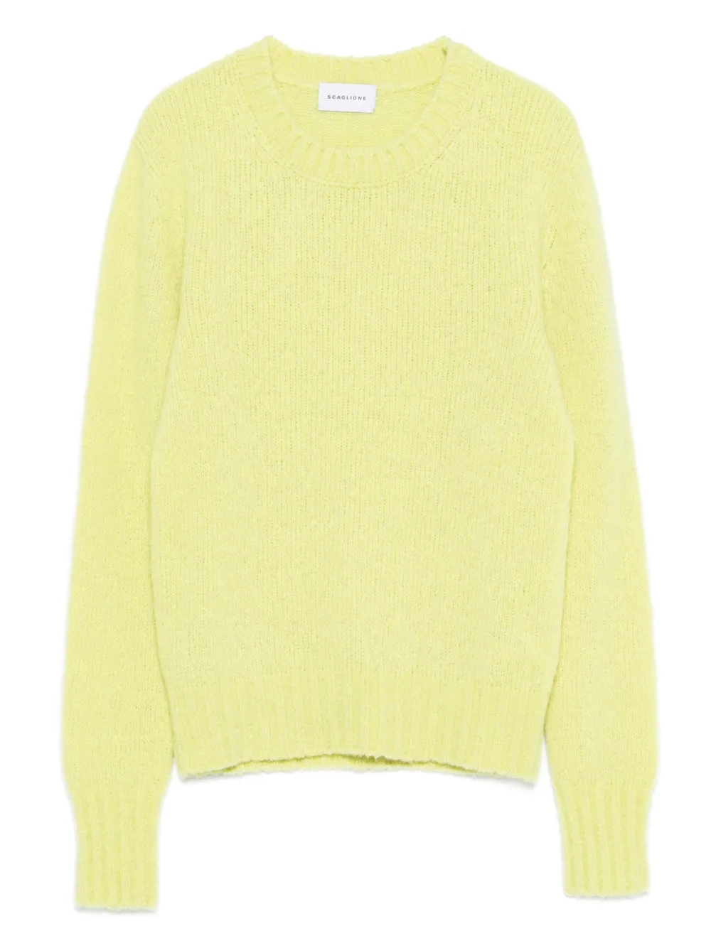 SCAGLIONE suéter con cuello redondo | amarillo | Image 1