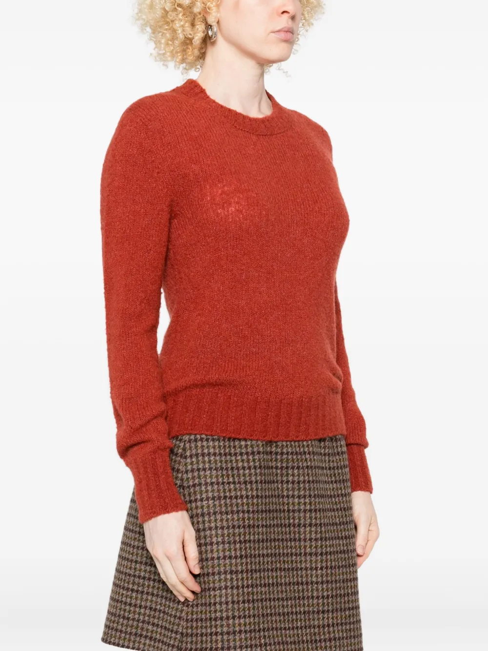 Scaglione Crew-neck Sweater In Red
