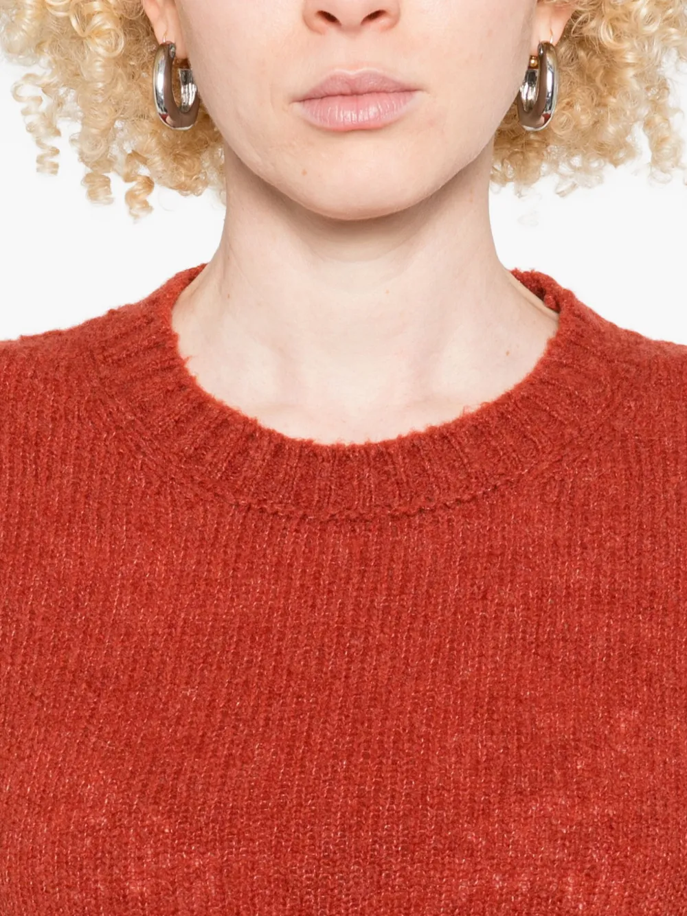Scaglione Crew-neck Sweater In Red