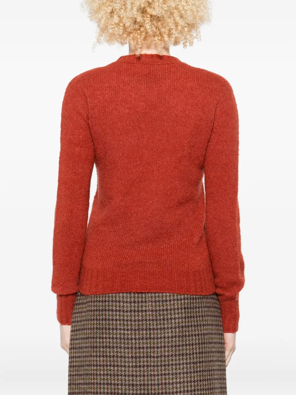 Scaglione Crew-neck Sweater In Red