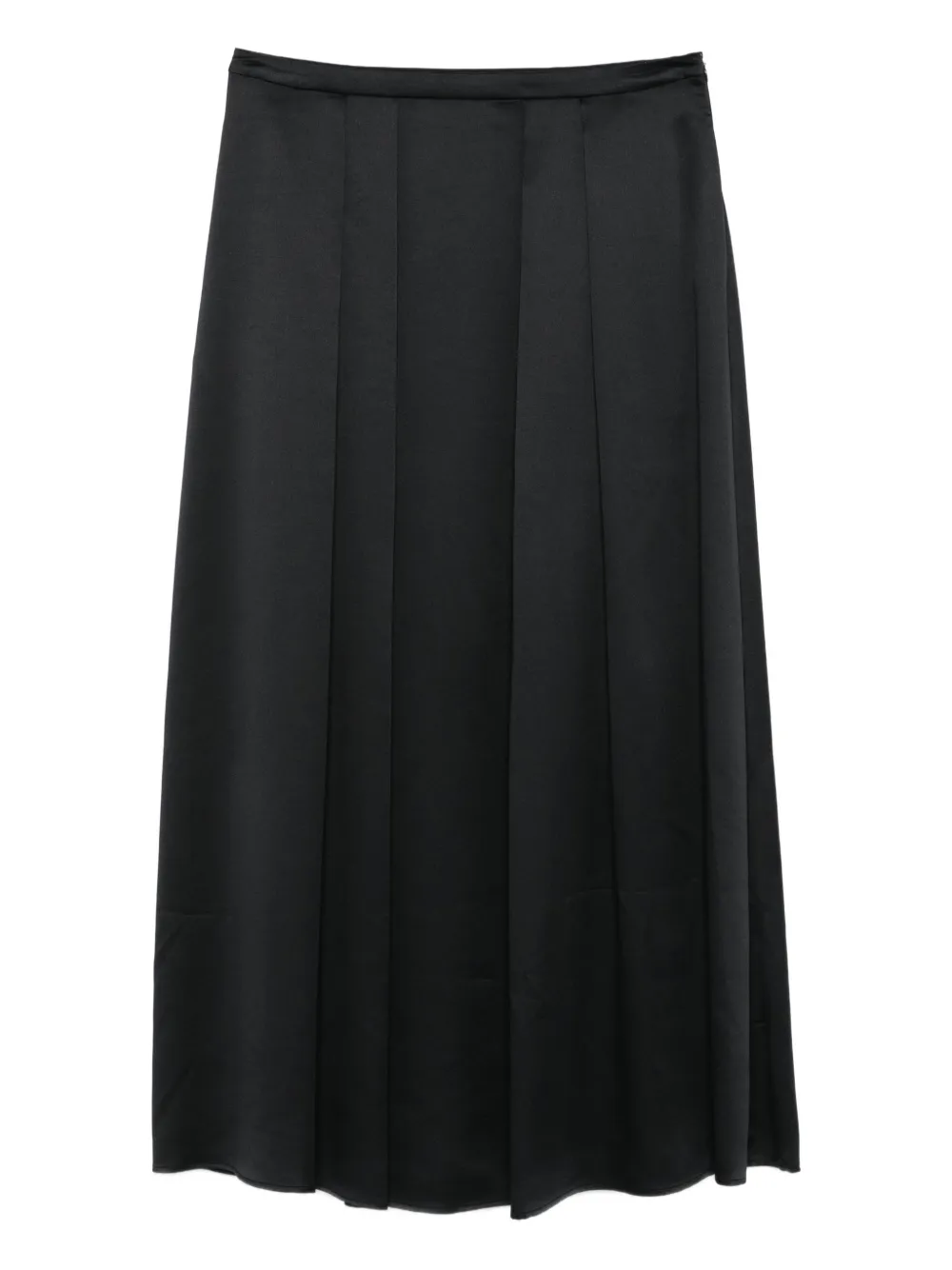 Emporio Armani pleated midi skirt | Black | Image 1