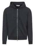 OUR LEGACY zip-up cotton hoodie - Black