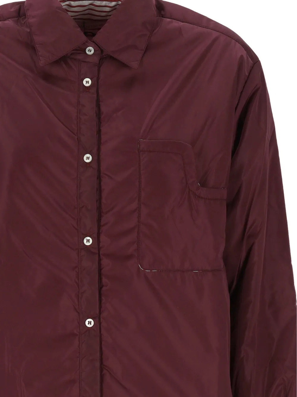 Cuantico Padded Pocket Shirt In Red