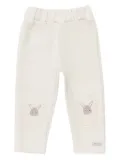 Donsje rabbit-embellishment trousers - Neutrals