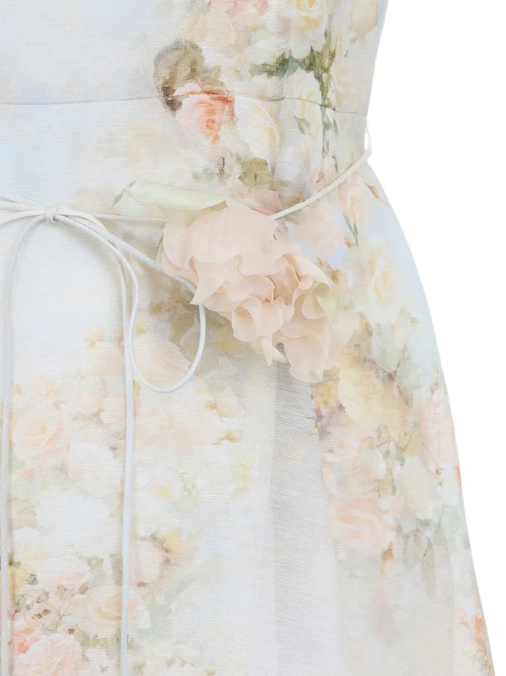 Zimmermann Memento Picnic Floral Midi Dress In Multi