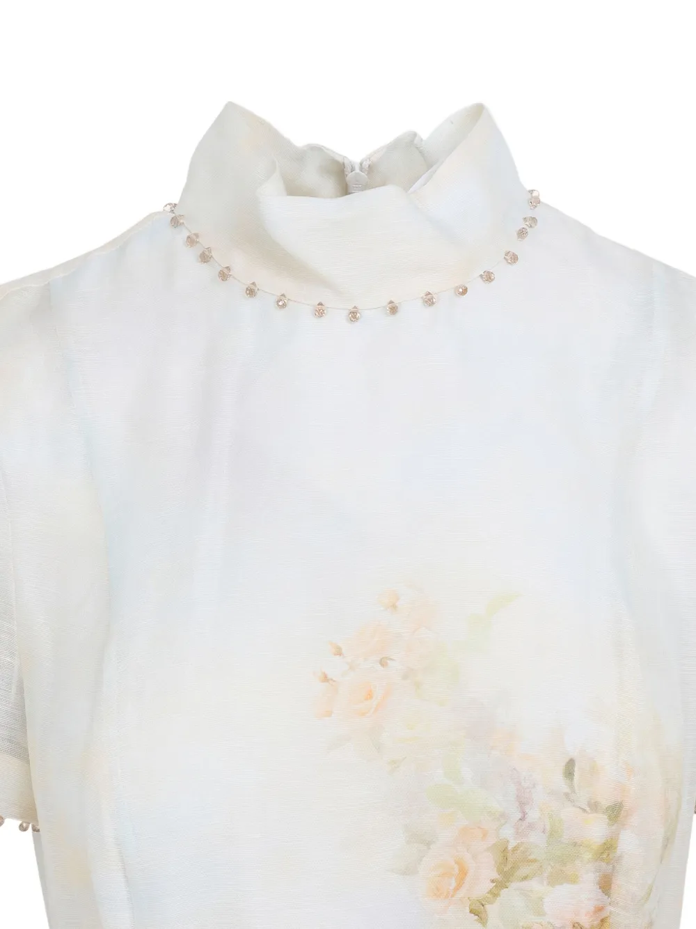 Zimmermann Memento Picnic Floral Midi Dress In Multi