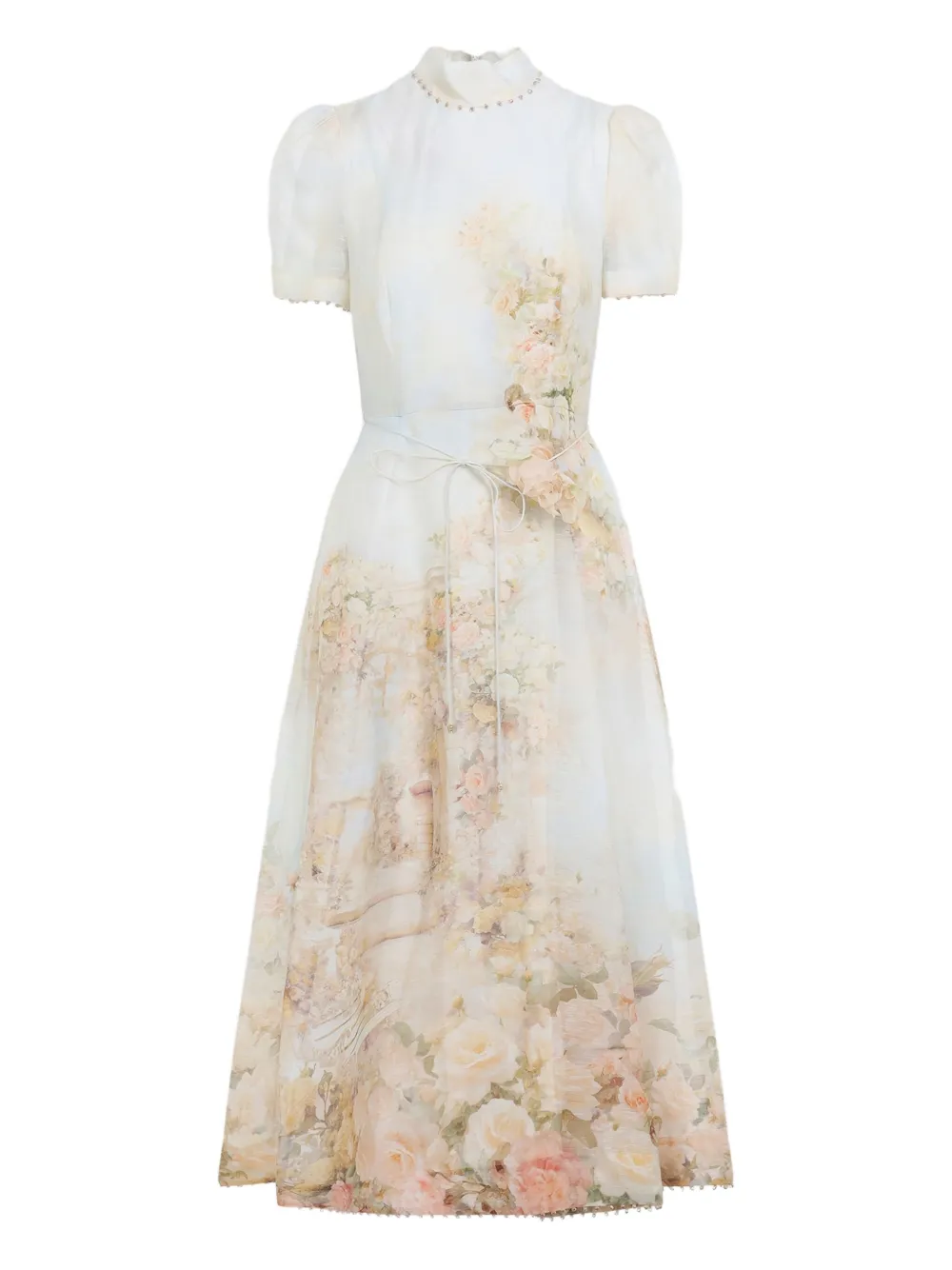 ZIMMERMANN Memento floral-print midi dress | White | Image 1