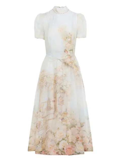 ZIMMERMANN Memento floral-print midi dress
