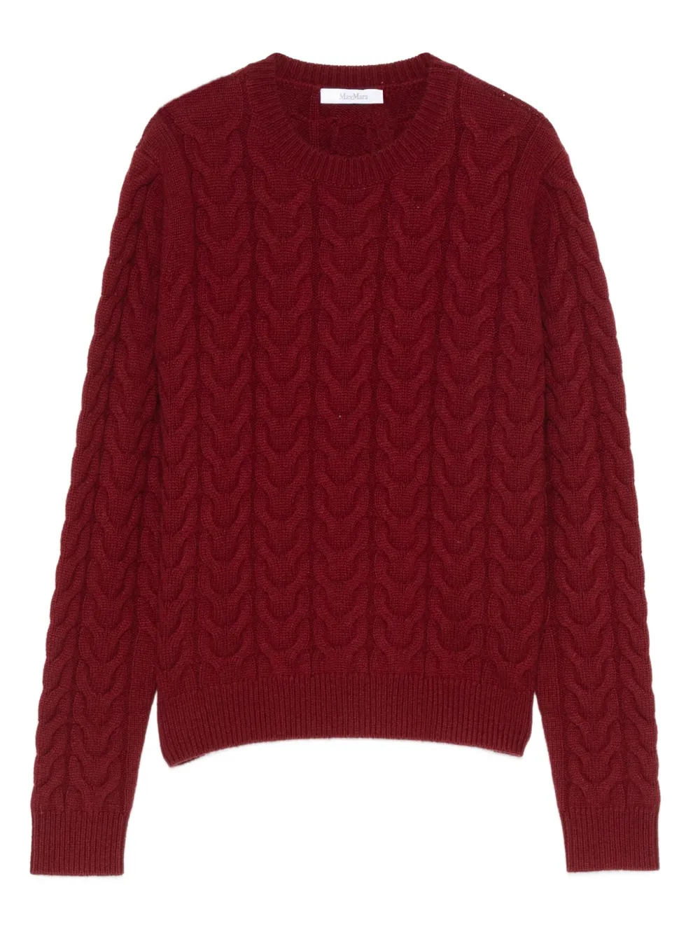 Max Mara cable-knit cashmere sweater | Red | Image 1