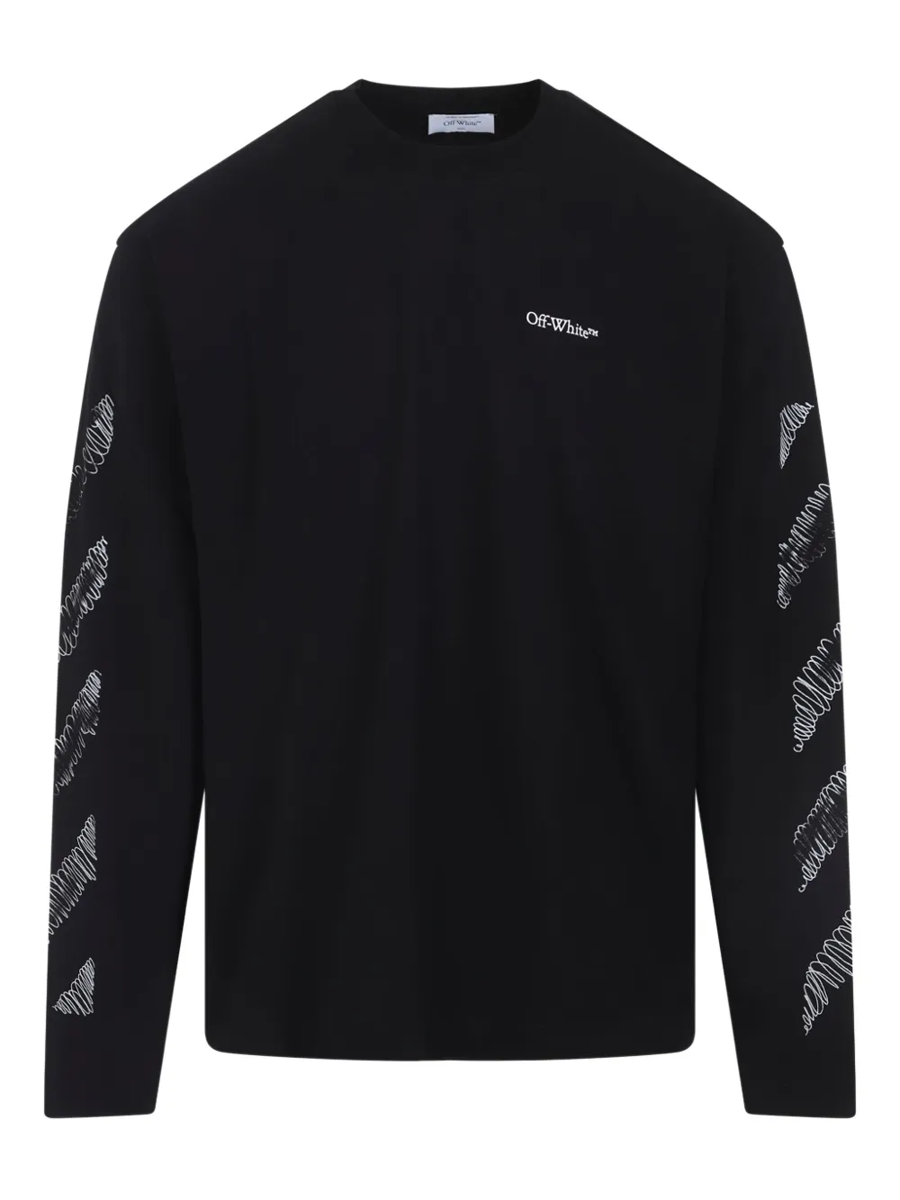 Off-White long-sleeve t-shirt | Black | Image 1