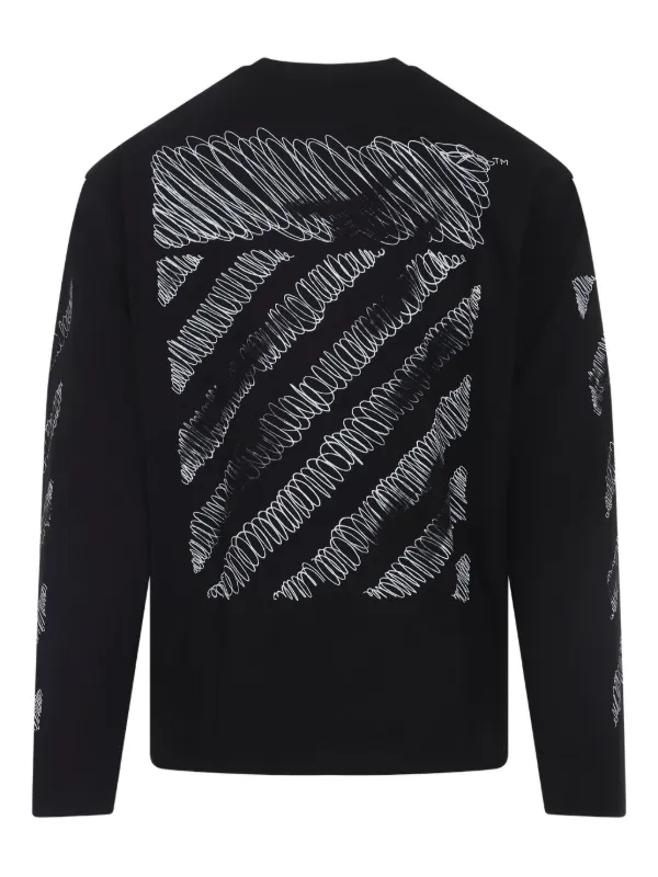 OFF WHITE ロンT ☆新品タグ付き☆ off-white ロンT 21AW 絵画 長袖