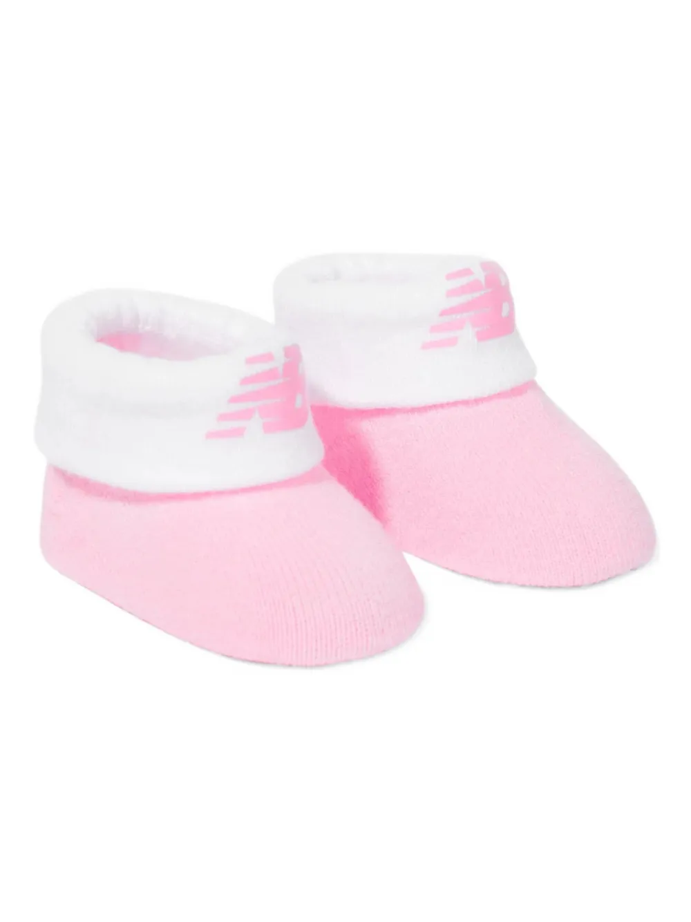 New Balance Kids Romper en slabbetje met logoprint Roze