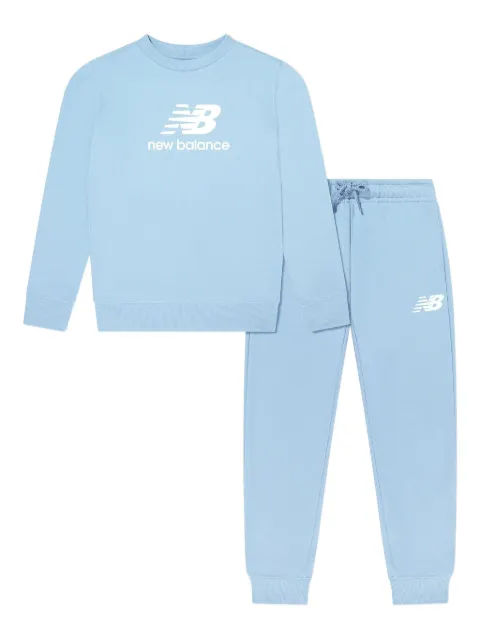 New Balance Kids drawstring logo-print tracksuit