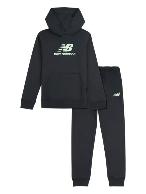New Balance Kids logo-print tracksuit set