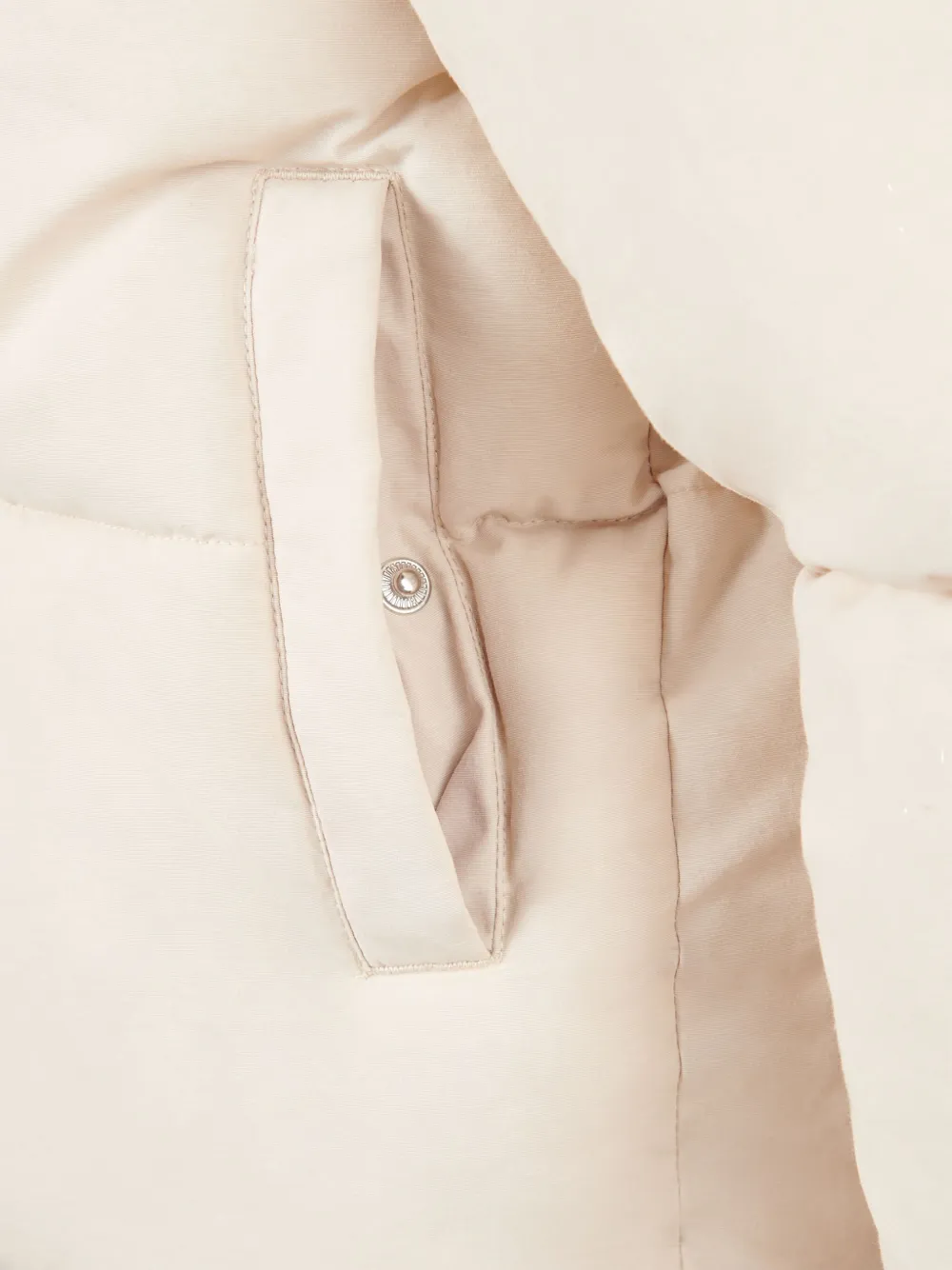 New Balance Kids Donsjack met capuchon Beige