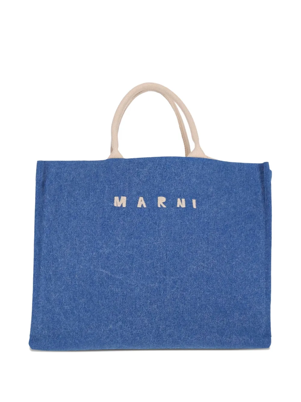 Marni logo-detail tote bag | Blue | Image 1