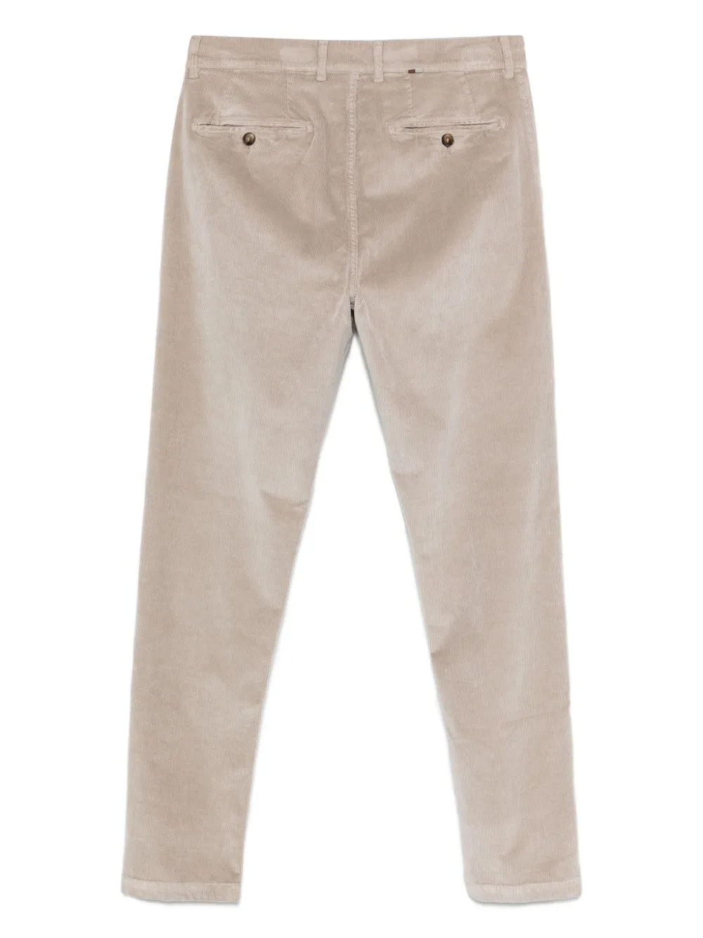 Canali Ribfluwelen broek - Beige