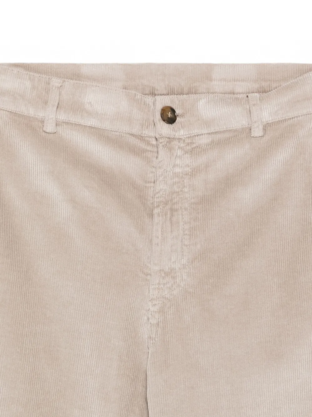 Canali Ribfluwelen broek Beige