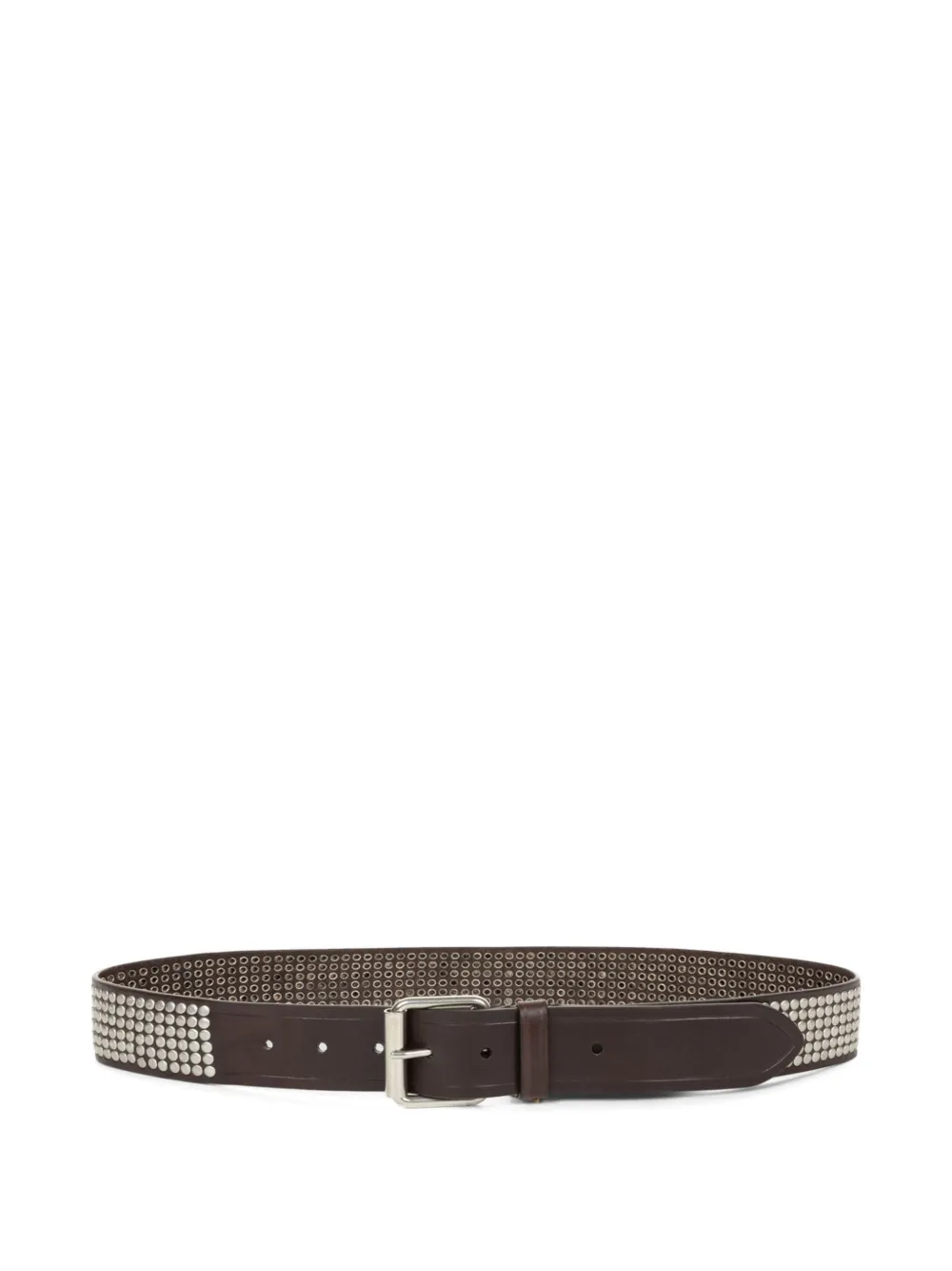 DRIES VAN NOTEN studded leather belt | Brown | Image 1