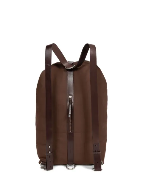 DRIES VAN NOTEN leather-trim backpack