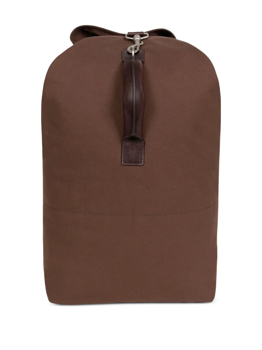 DRIES VAN NOTEN leather-trim backpack | Brown | Image 1