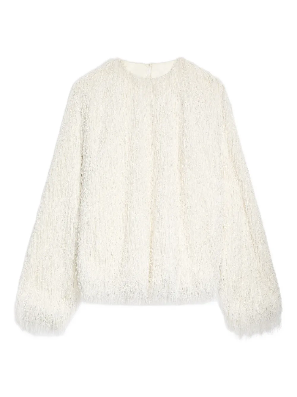 DRIES VAN NOTEN Blusa con frange - Bianco