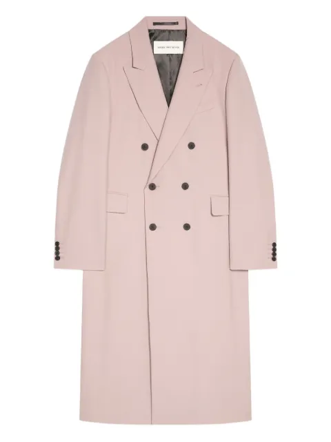 DRIES VAN NOTEN double-breasted wool coat