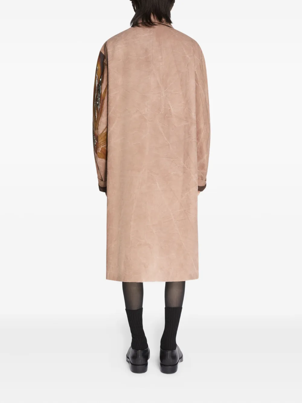 DRIES VAN NOTEN Jas met bloemenprint Roze