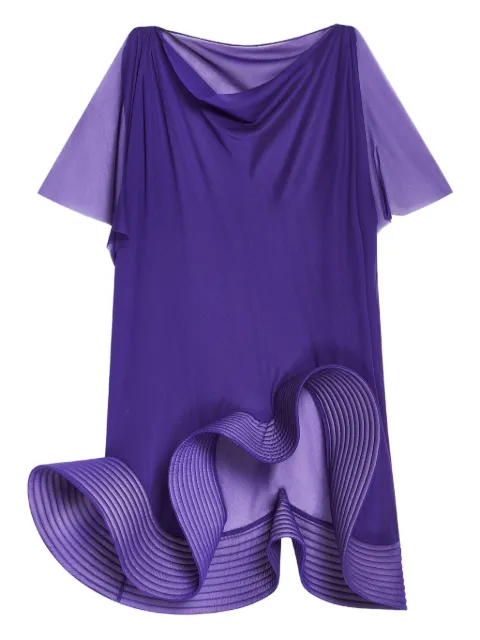 DRIES VAN NOTEN sculpted ruffled top