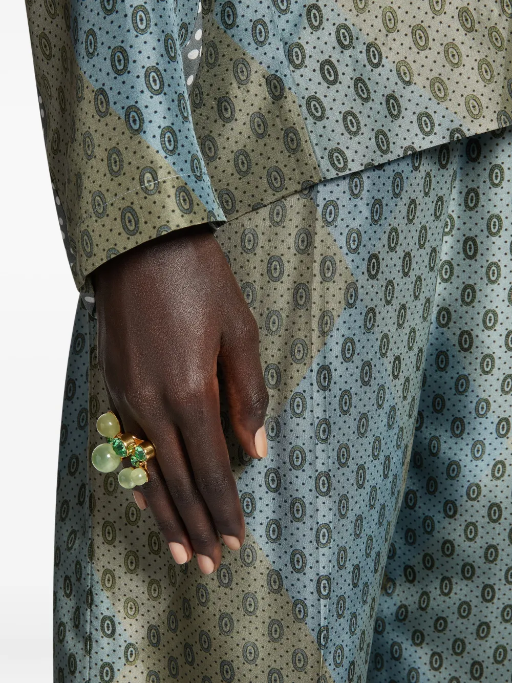 DRIES VAN NOTEN ornamented ring - Goud