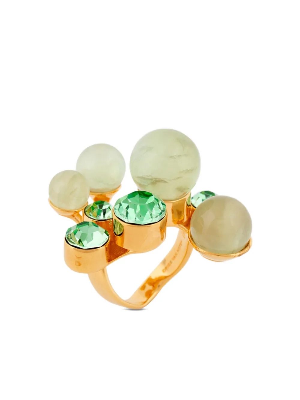  Dries Van Noten Ornamented Ring - Gold 