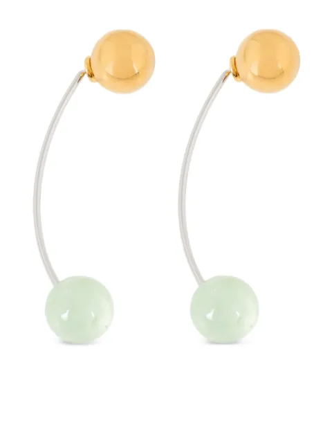 DRIES VAN NOTEN chain stud earrings