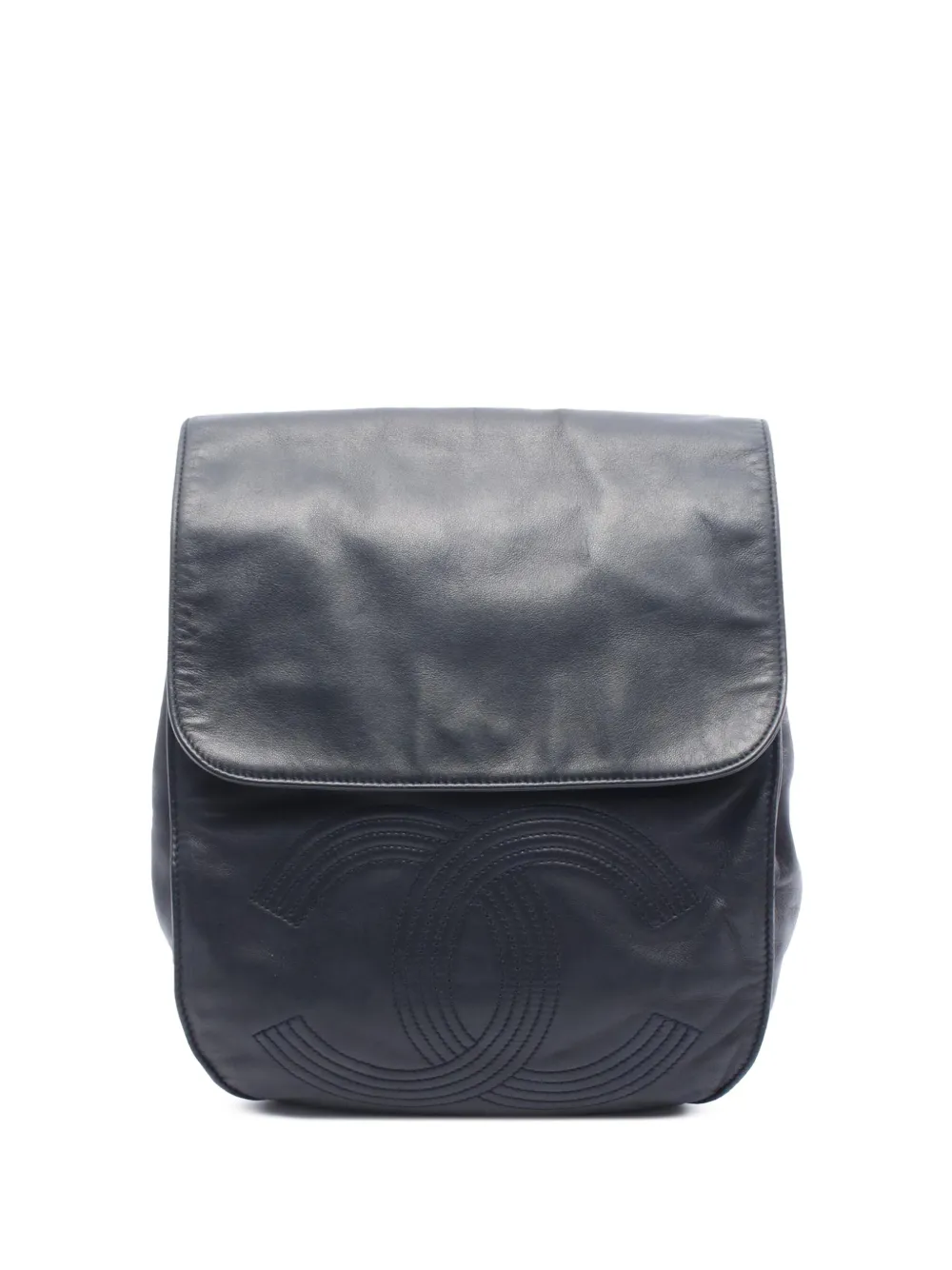 CHANEL Pre-Owned 1996-1997 CC Stitched Lambskin backpack | Blue | Image 1