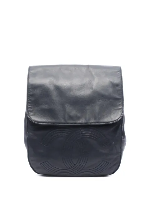 CHANEL Pre-Owned 1996-1997 CC Stitched Lambskin backpack