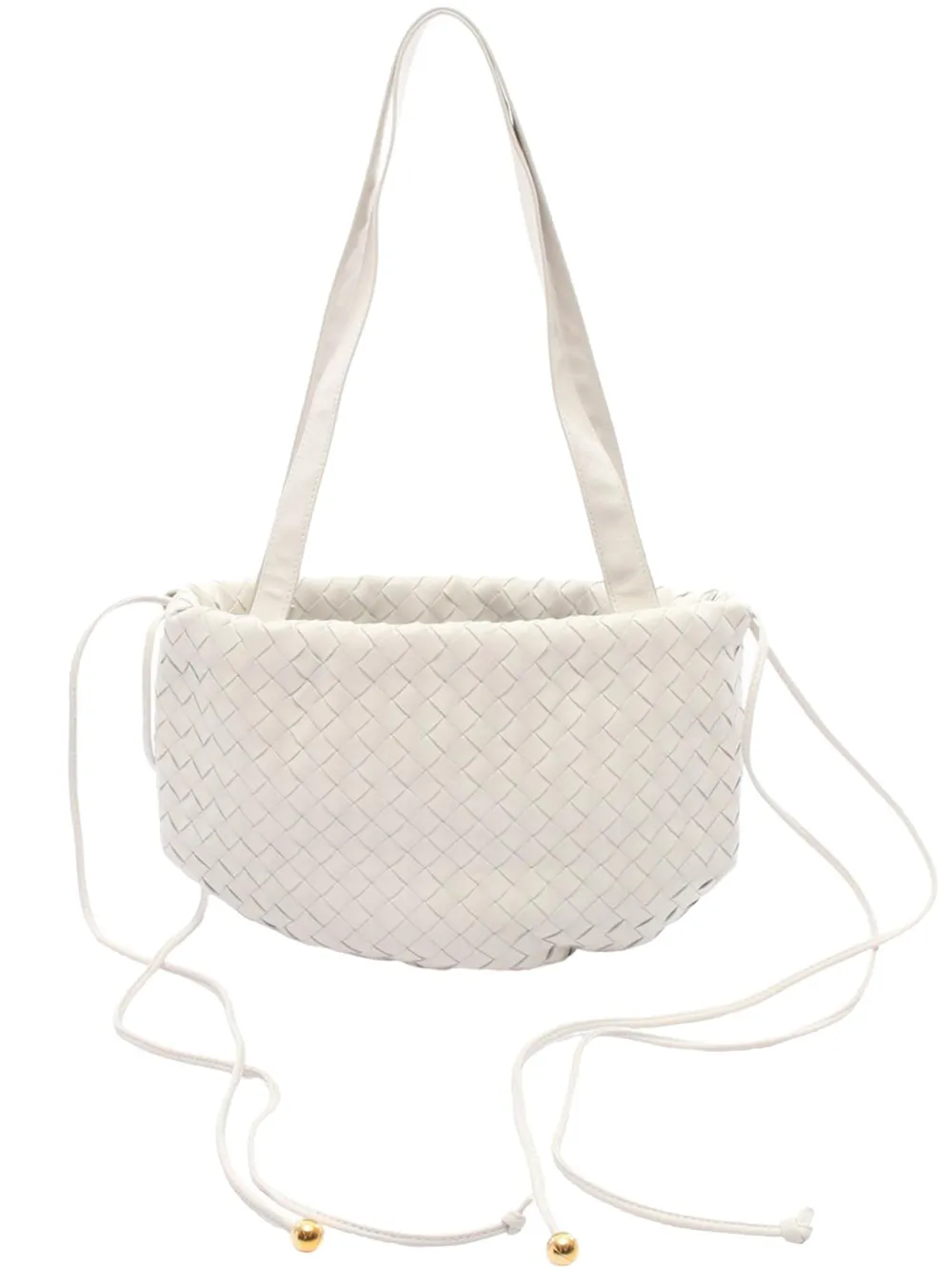 Bottega Veneta Pre-Owned 2012-2025 Small Nappa Intrecciato Bulb shoulder bag | White | Image 1