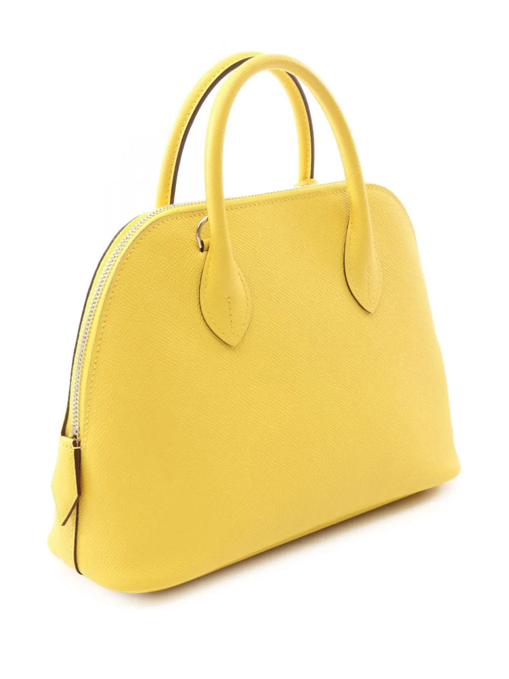 Pre-owned Hermes 2023 Epsom 1923 Bolide 25 Satchel In Yellow