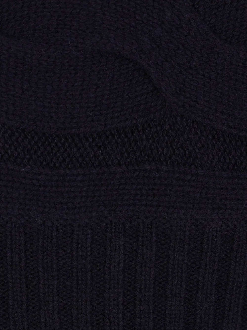 Max Mara High-neck Cable-knit Sweater In Blue