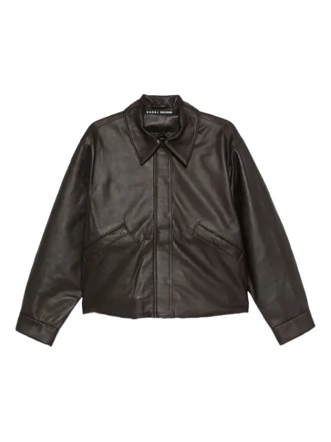 KASSL Editions side-pocket eather jacket