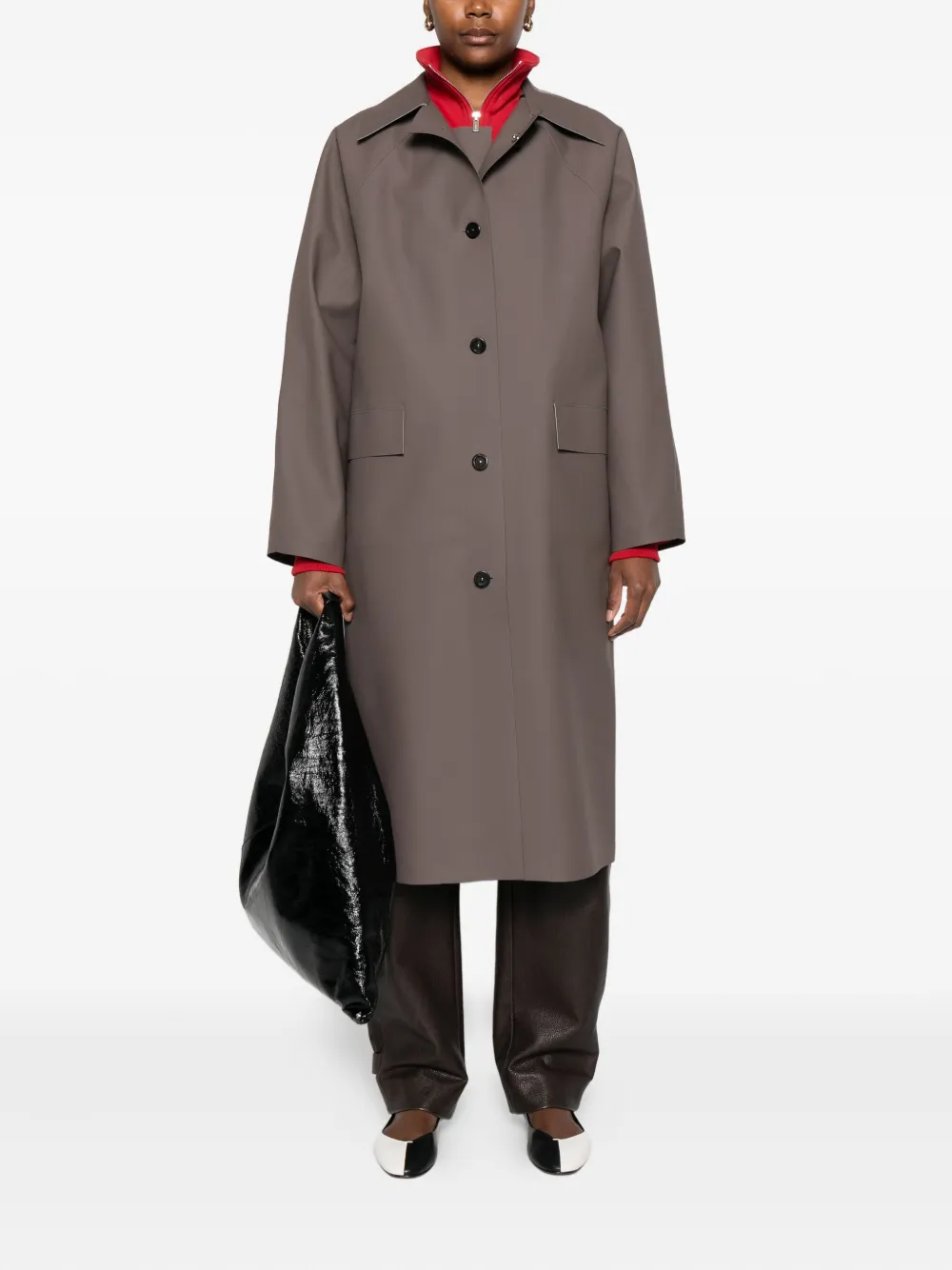 KASSL Editions flap-pocket buttoned coat | Single Breasted Coats | Image 2