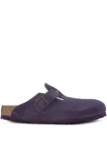 Birkenstock buckle suede mules - Purple
