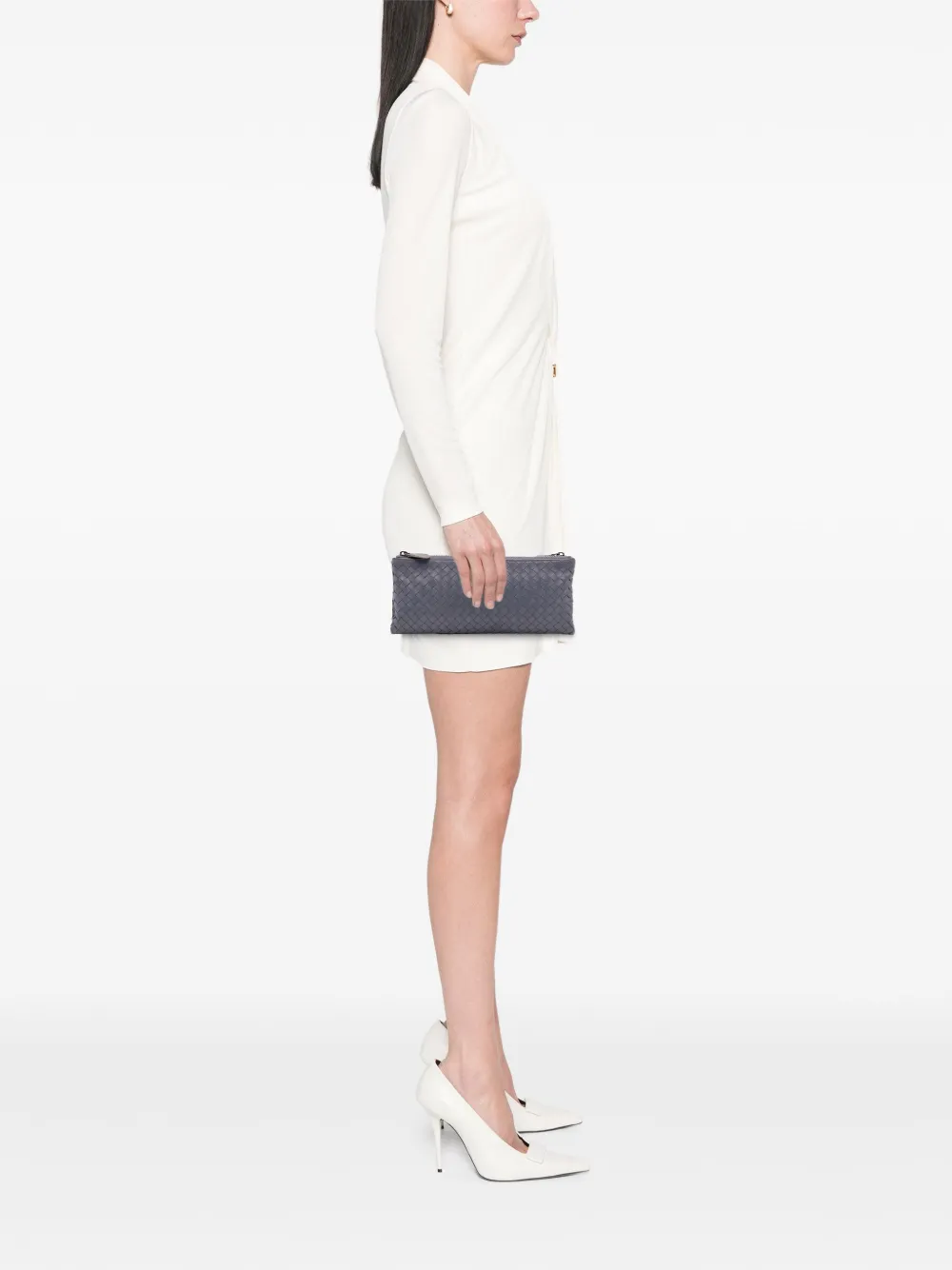 Bottega Veneta Pre-Owned 2012-2025 Nappa Intrecciato Double Zip clutch bag | Pre-Owned | Image 2