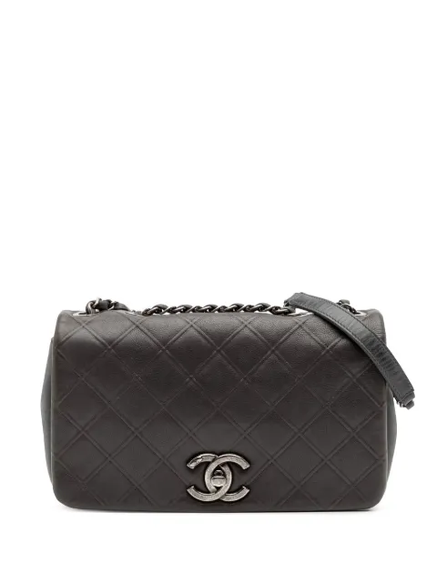 CHANEL Pre-Owned 2013-2014 Paris Edinburgh Medium Diamond Embossed Calfskin New Chic Flap shoulder bag